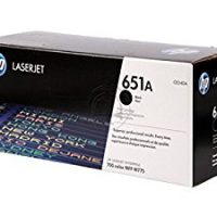 HP 651A Black Original LaserJet Toner Cartridge (CE340A)